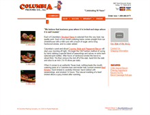 Tablet Screenshot of columbiapacking.com
